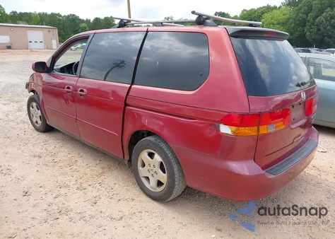 2002 Honda Odyssey Ex из США, поврежденный, VIN 5FNRL18612B028570